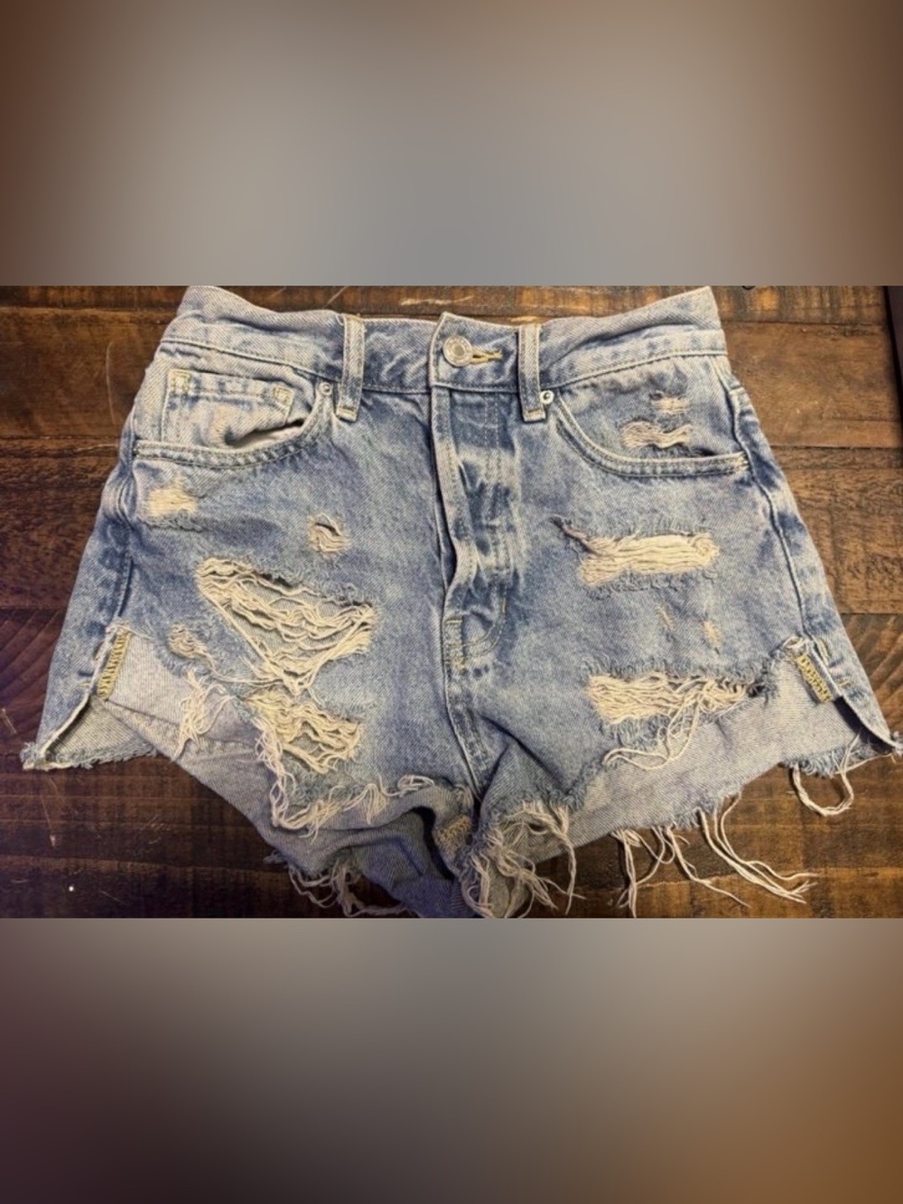 pacsun jean shorts Vintage high rise 24 Beach Casual Travel Vacation